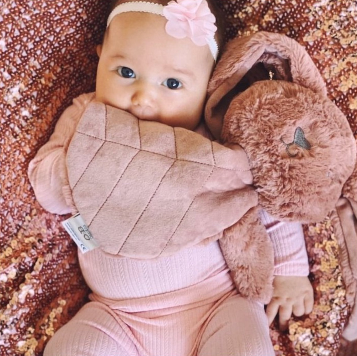 Doudou lapin | Rose