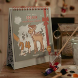 Calendrier de l'avent à colorier