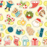 Boîte de gommettes | Noël