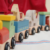 Petit train en bois | Animaux