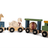 Petit train en bois | Animaux