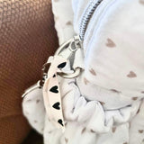 Sac à langer | Gaze coeurs