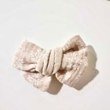 Barrette noeud papillon | Nude