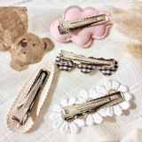 Lot de 4 barrettes | Rose