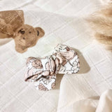 Barrette noeud papillon | Vintage nude
