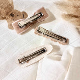 Trio de barrettes | Nude