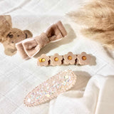 Trio de barrettes | Nude