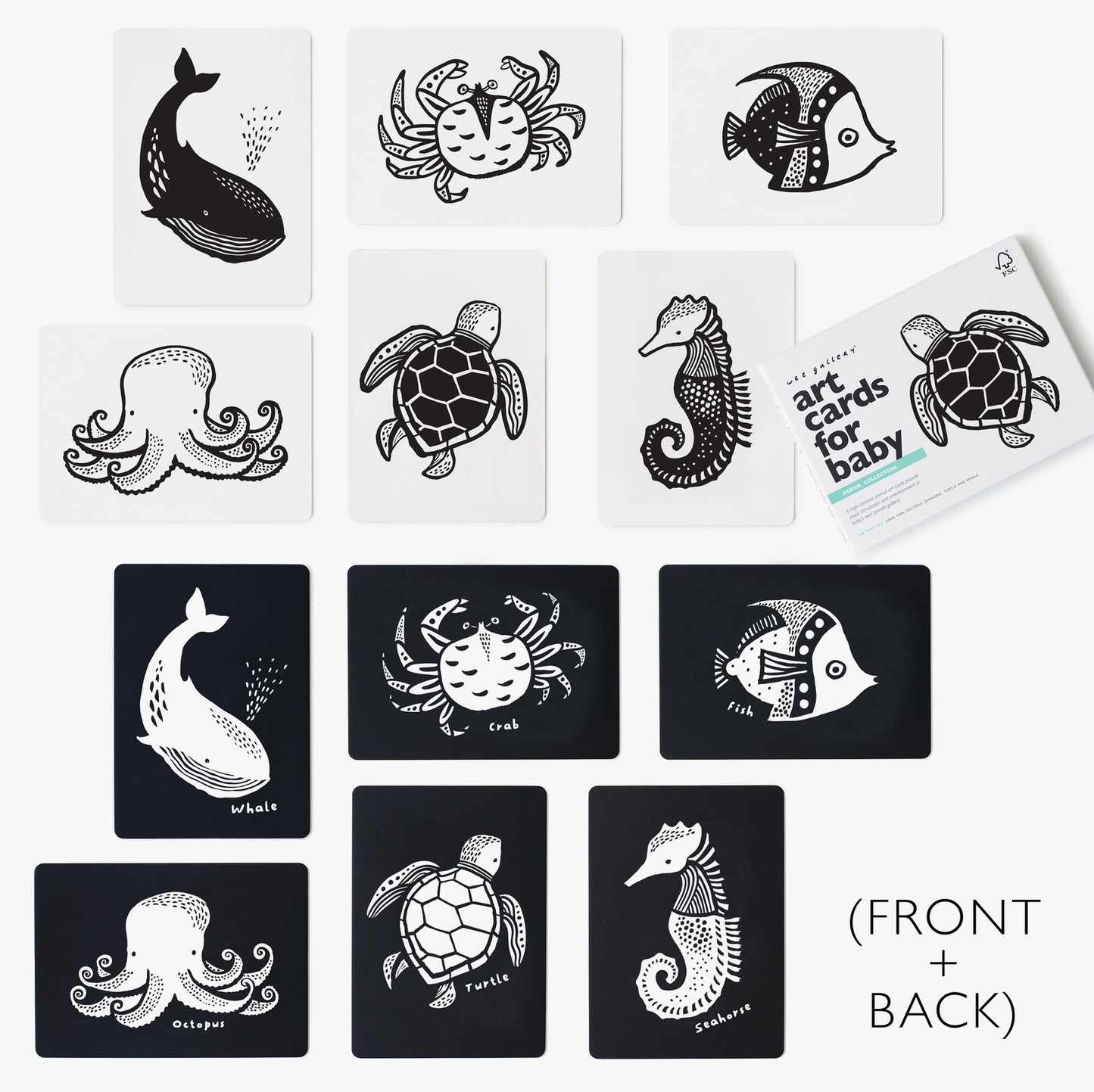 Cartes noir & blanc | Océan