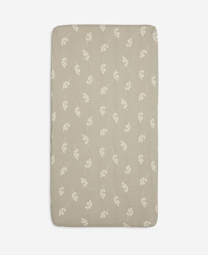 Drap housse 40/50 x 80/90cm | Twig Olive Green
