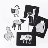 Cartes noir & blanc | Bébés animaux