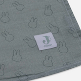 Langes gaze de coton | 115cm | Miffy Sea Green