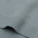 Couverture tricot | Sea green