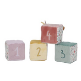 Lot de 4 cubes en tissu | Fairy Garden