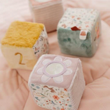 Lot de 4 cubes en tissu | Fairy Garden