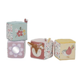 Lot de 4 cubes en tissu | Fairy Garden