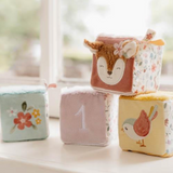 Lot de 4 cubes en tissu | Fairy Garden