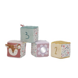 Lot de 4 cubes en tissu | Fairy Garden