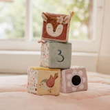 Lot de 4 cubes en tissu | Fairy Garden