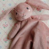 Doudou plat | Lapin rose