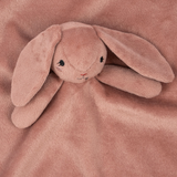 Doudou plat | Lapin rose