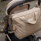 Sac à langer | Matelassé beige