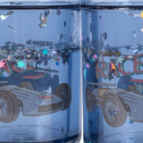 Verres à paillettes | Voiture de course