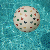 Ballon de plage | Coeurs colorés