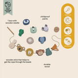 Perles à enfiler | Animaux