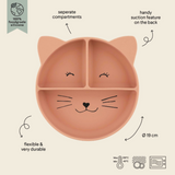 Assiette en silicone | Chat