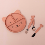 Assiette en silicone | Chat