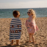 Serviette de plage | Rayures bleues