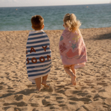 Serviette de plage | Rayures bleues