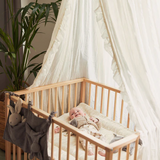 Cile de lit | 245cm Ruffle Ivory