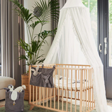 Cile de lit | 245cm Ruffle Ivory