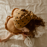 Foulard | Gaze coeurs beige