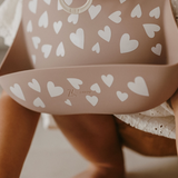 Bavoir en silicone | Fall in love Taupe