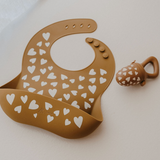 Bavoir en silicone | Fall in love Camel