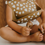 Bavoir en silicone | Fall in love Camel
