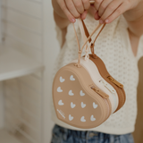 Porte-monnaie | Coeurs caramel