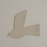 Oiseau décoratif | Beige S