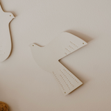 Oiseau décoratif | Beige S