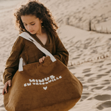 Sac XL velours | Minus en vadrouille