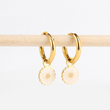 Lot de 2 charms | Golden Daisy