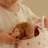 Peluche avec sac de transport | Jackie
