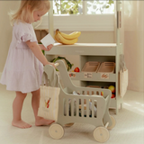 Caddie de courses en bois
