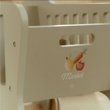 Caddie de courses en bois