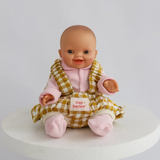 Poupée | Porte-bébé vichy camel