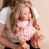 Poupée | Porte-bébé vichy rose