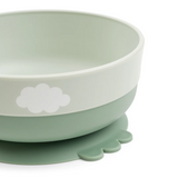 Coffret premier repas ventouse | Happy clouds - vert