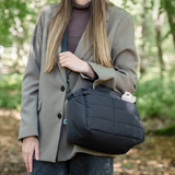 Sac de poussette matelassé | Noir